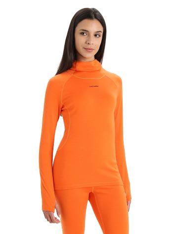 Flash Icebreaker MerinoFine™ Long Sleeve Roll Neck Women's Base Layers | AU 1894LISH